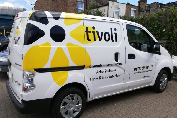 Tivoli’s new eNV200 electric vehicle in Walthamstow